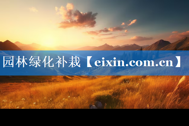 园林绿化补栽
