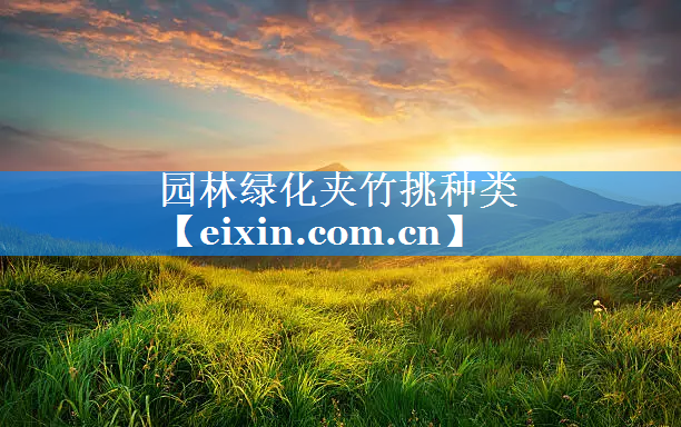 园林绿化夹竹挑种类