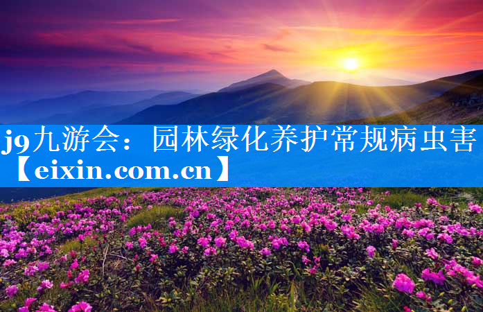 园林绿化养护常规病虫害