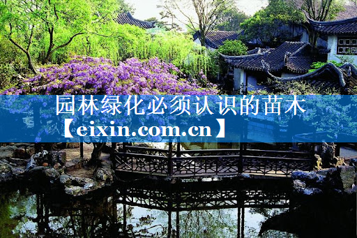 园林绿化必须认识的苗木